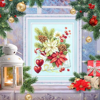 Merry Christmas! Counted Cross Stitch Kit by Magic Needle 100-241-0