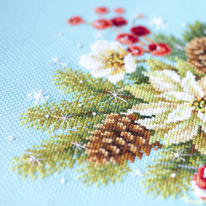 Merry Christmas! Counted Cross Stitch Kit by Magic Needle 100-241-2