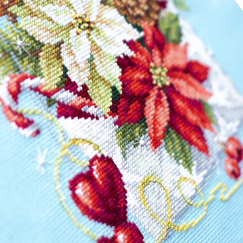 Merry Christmas! Counted Cross Stitch Kit by Magic Needle 100-241-4