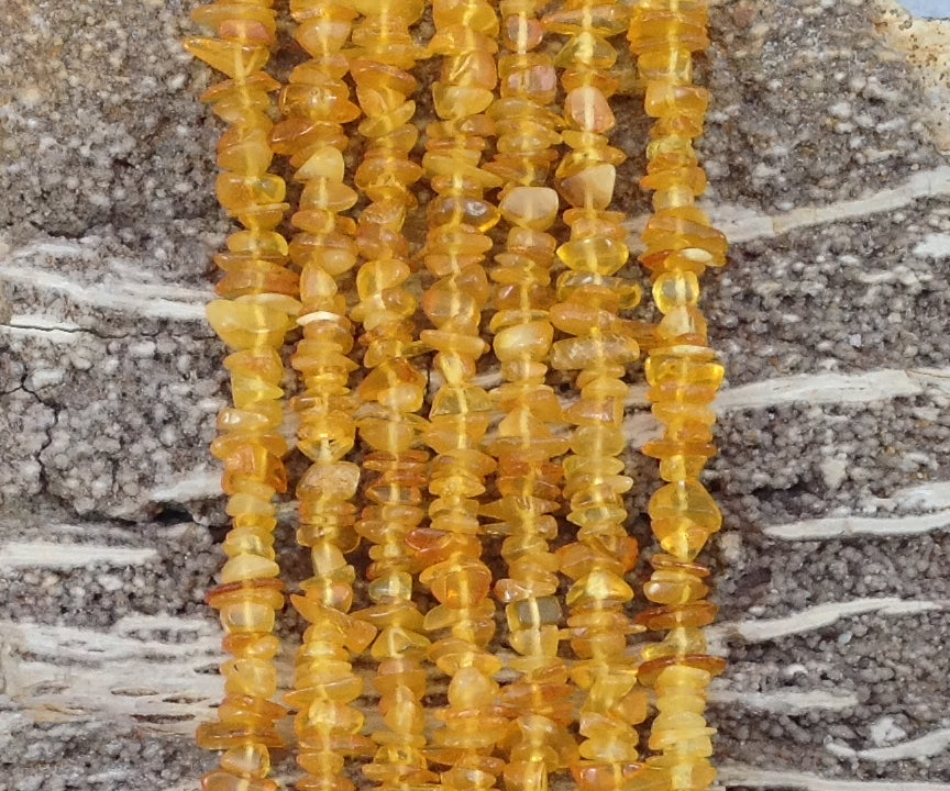 Yellow Amber 3-5mm Chips-4