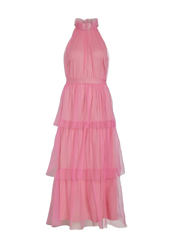 Vila Annelina Halterneck Maxi Dress, Lilac Sachet Casual chic unclassified dresses