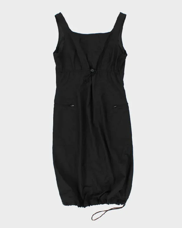 Y2k 00s Jacob Black Nylon Dress - S Monochrome unclassified dresses