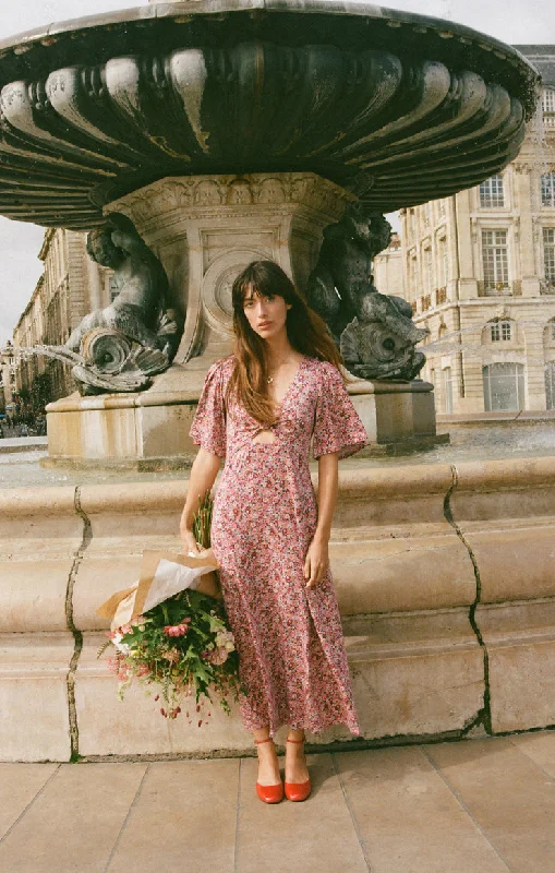 Z Supply Mavis Dulce Floral Midi Dress Knitted unclassified dresses
