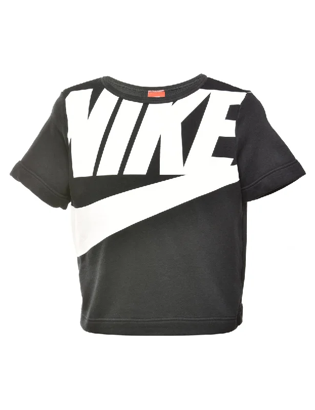 Nike Printed Sweatshirt - M Cotton unclassified dresses