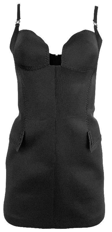 Coperni Cup Strap Dress in Black Corset unclassified dresses