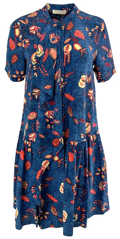 Ulla Johnson Adalyn Dress in Blue Dahlia Pastel unclassified dresses