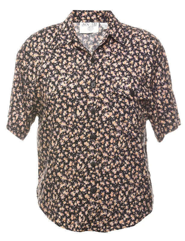 Floral Blouse - M Tulle unclassified dresses